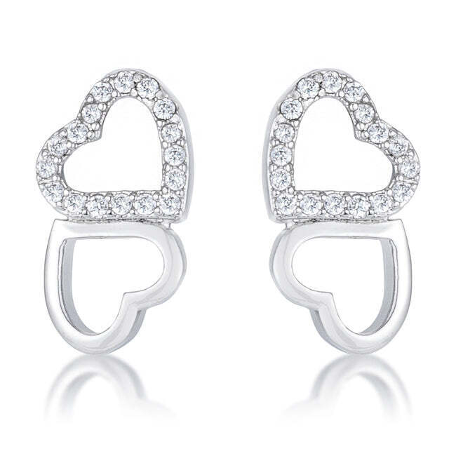 Maya 15ct Cz Rose Gold Rose Drop Earrings 32$